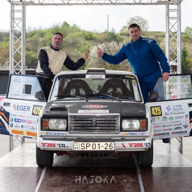 Nagy Gergely és Kiss Benjámin a 2022-es Eger Rallyn 2