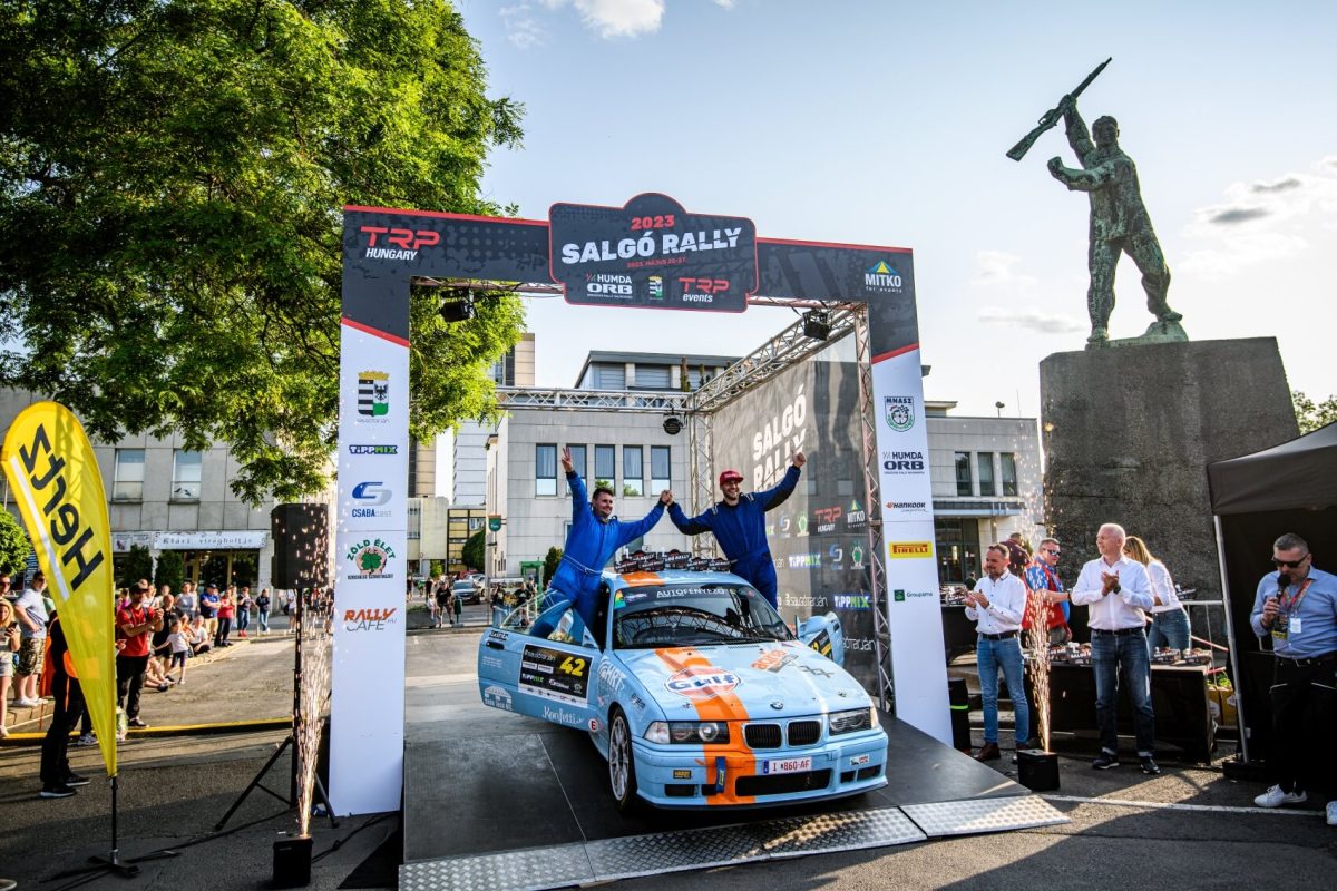Strider Zoltán és Borsfai Dávid a 2023-as Salgó Rallyn 2