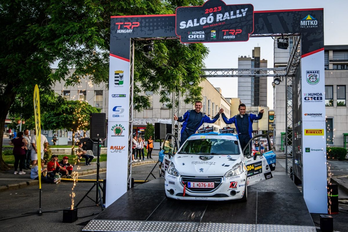 Strider Zoltán és Borsfai Dávid a 2023-as Salgó Rallyn 3