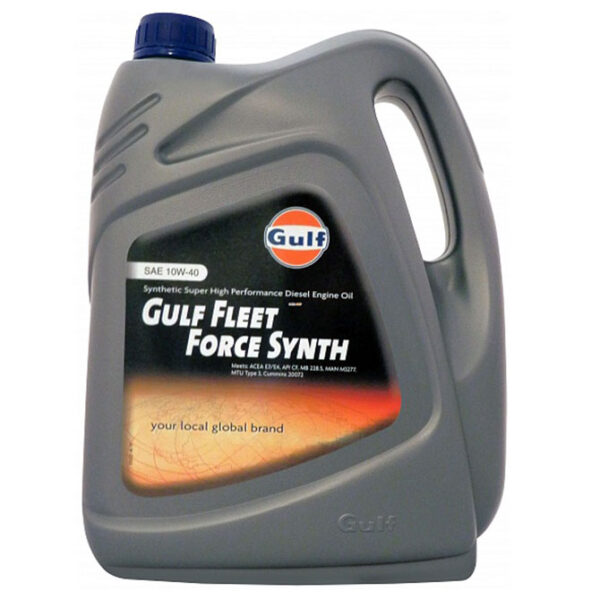 Gulf Fleet Force Synth 10W-40/4L Tgk Motorolaj
