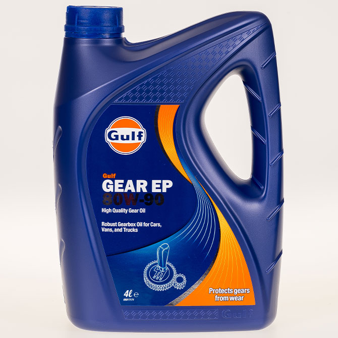 Gear EP 80W90/4L Hajtómű Olaj Gulf Prémium Kenőanyagok és Motorolajok